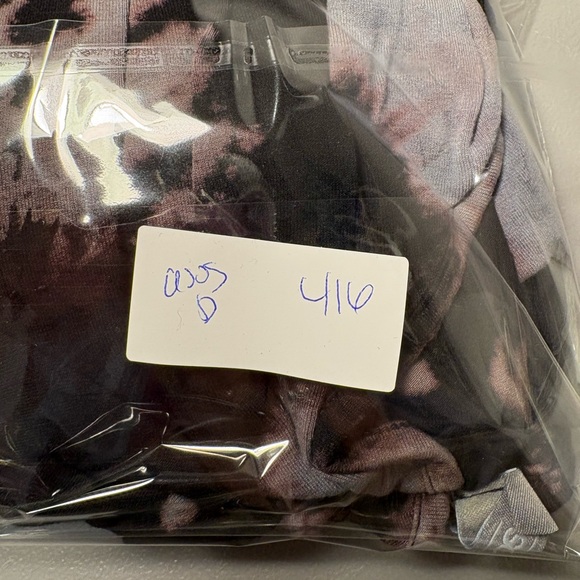 ASOS Black and Cream Tie-Dye Midi Dress - Picture 8 of 8